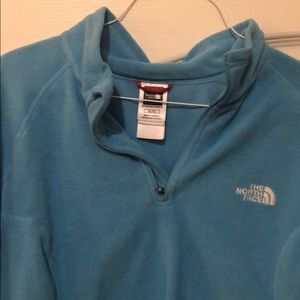 1/4 zip north face pullover